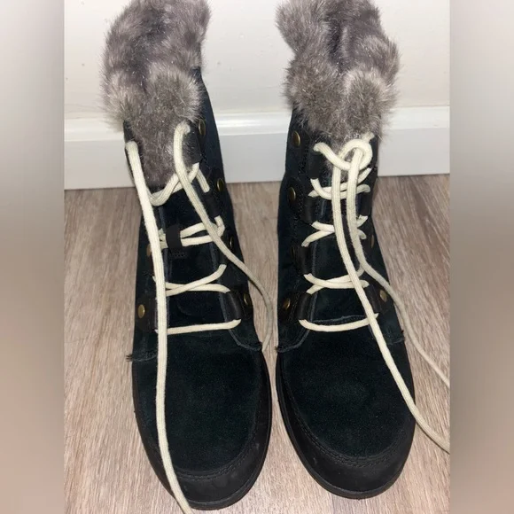 SOREL Explorer Joan boot Women’s sz 10 Black - Picture 3 of 5